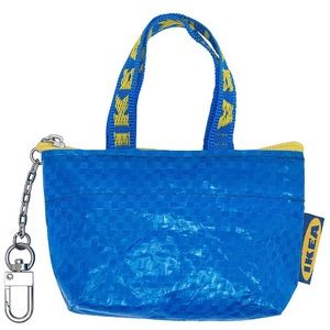 IKEA Mini Bag Knölig Zipper Coin Purse Keychain